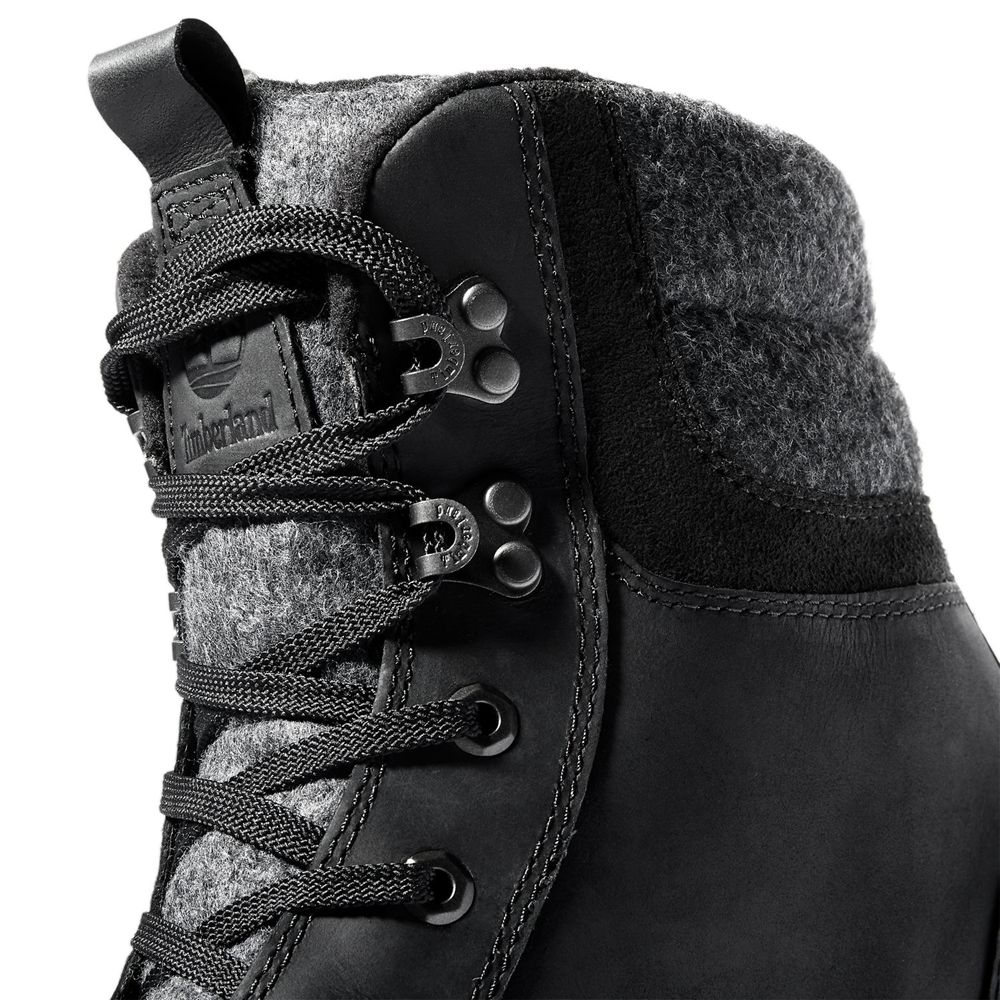 Botas de Nieve Timberland Hombre Chillberg Mid Waterproof Negras - Chile NRU-082593